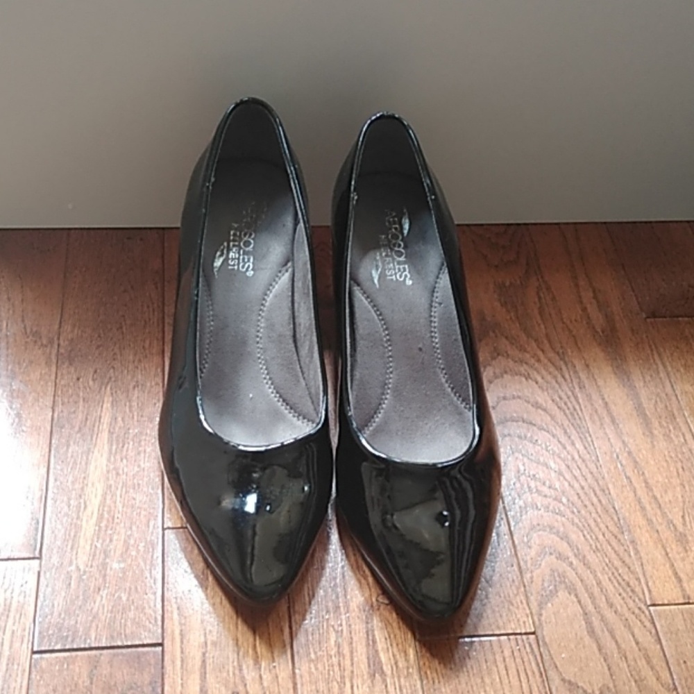 Kitten Heel Pointed Toe Black Heels